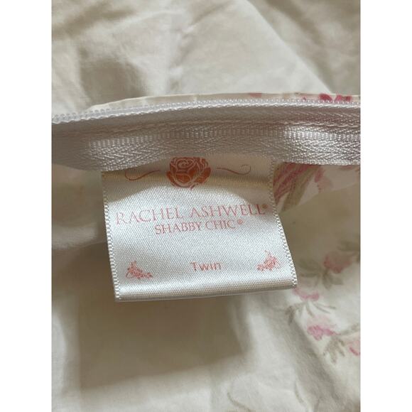 Vintage Rachel Ashwell Shabby Chic Floral Pink Duvet Cover Twin - Picture 12 of 12